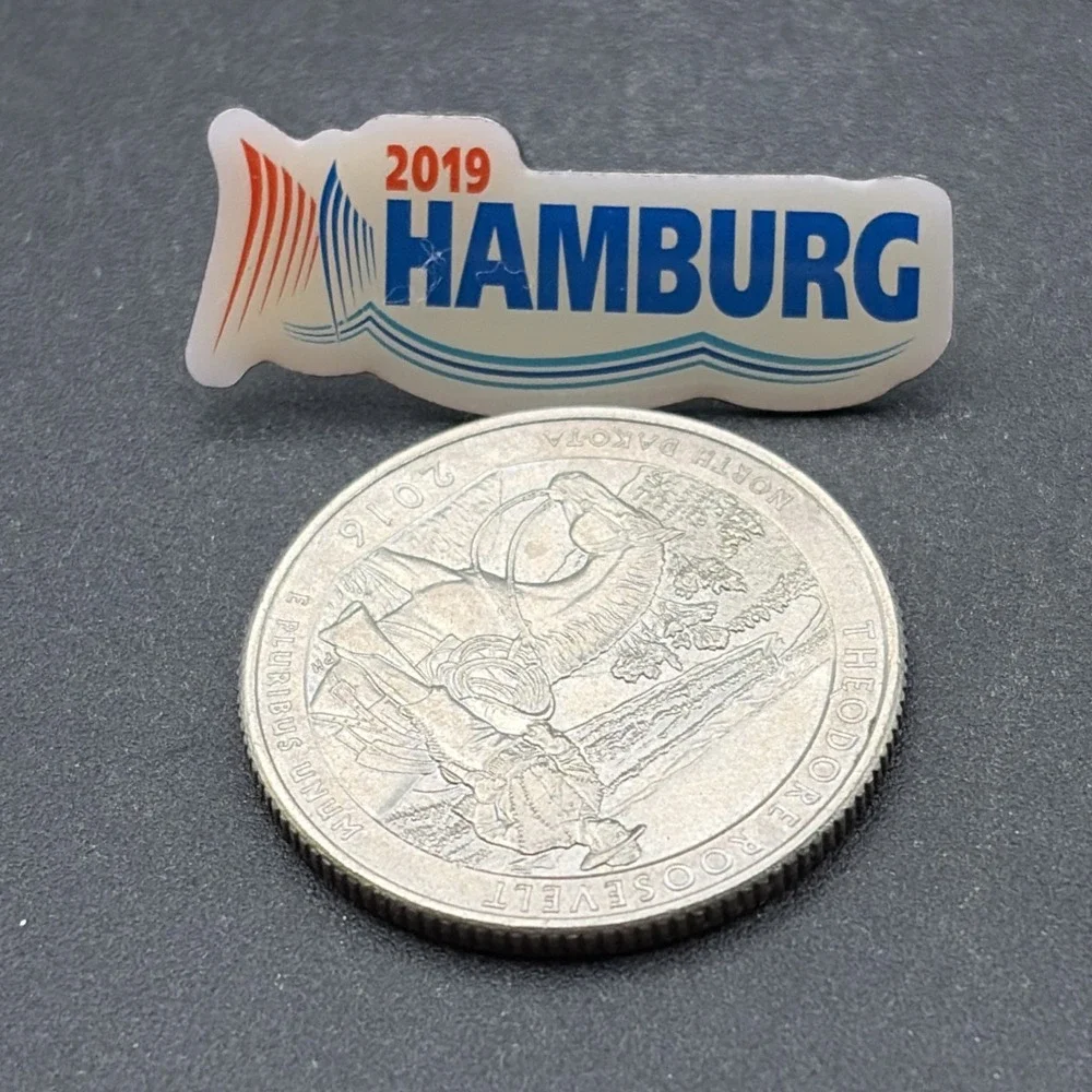 2019 Rotary International‎ Hamburg Germany Lapel Hat Pin